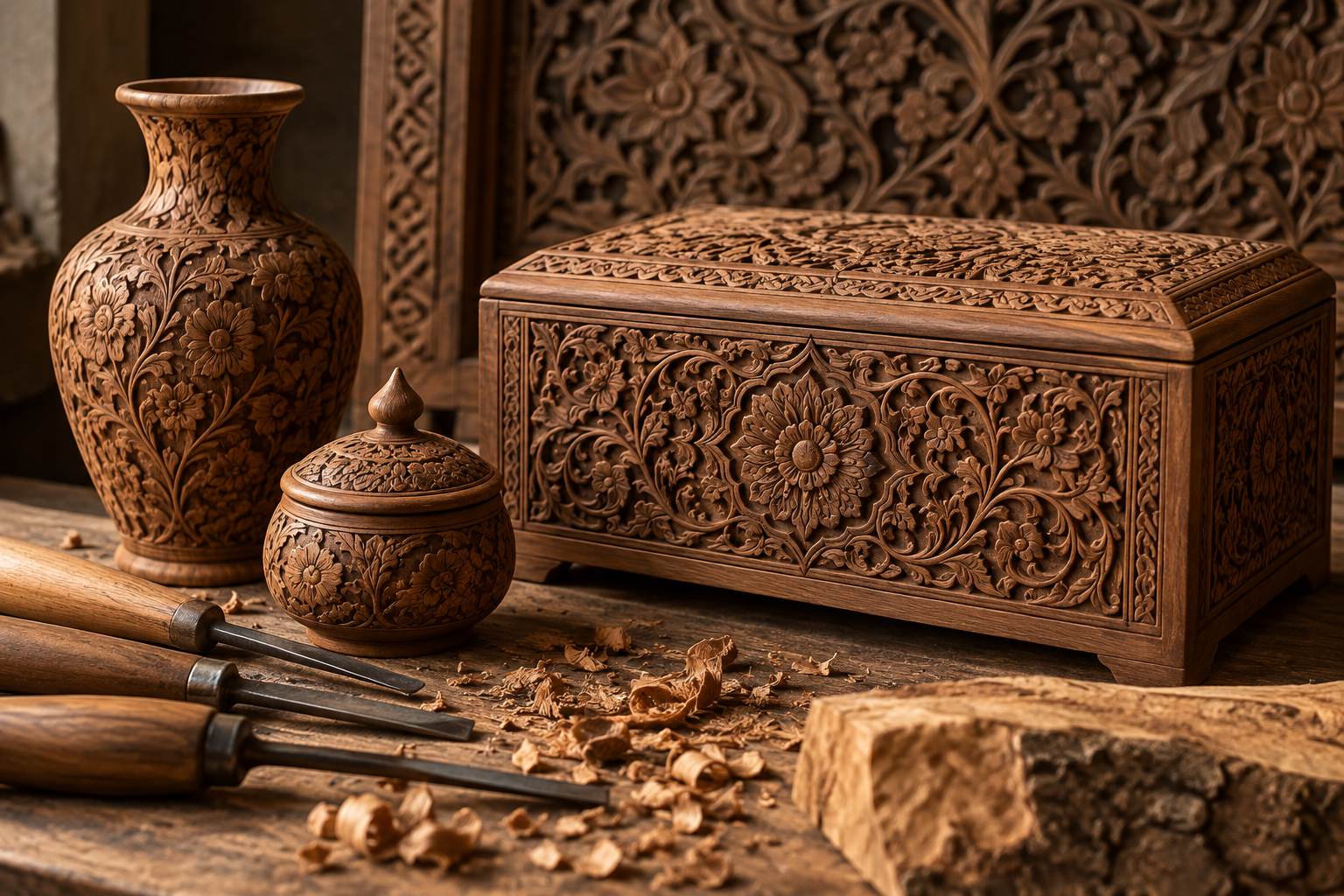 Monabbat: L'Anima del Legno Scolpita nell'Arte Persiana