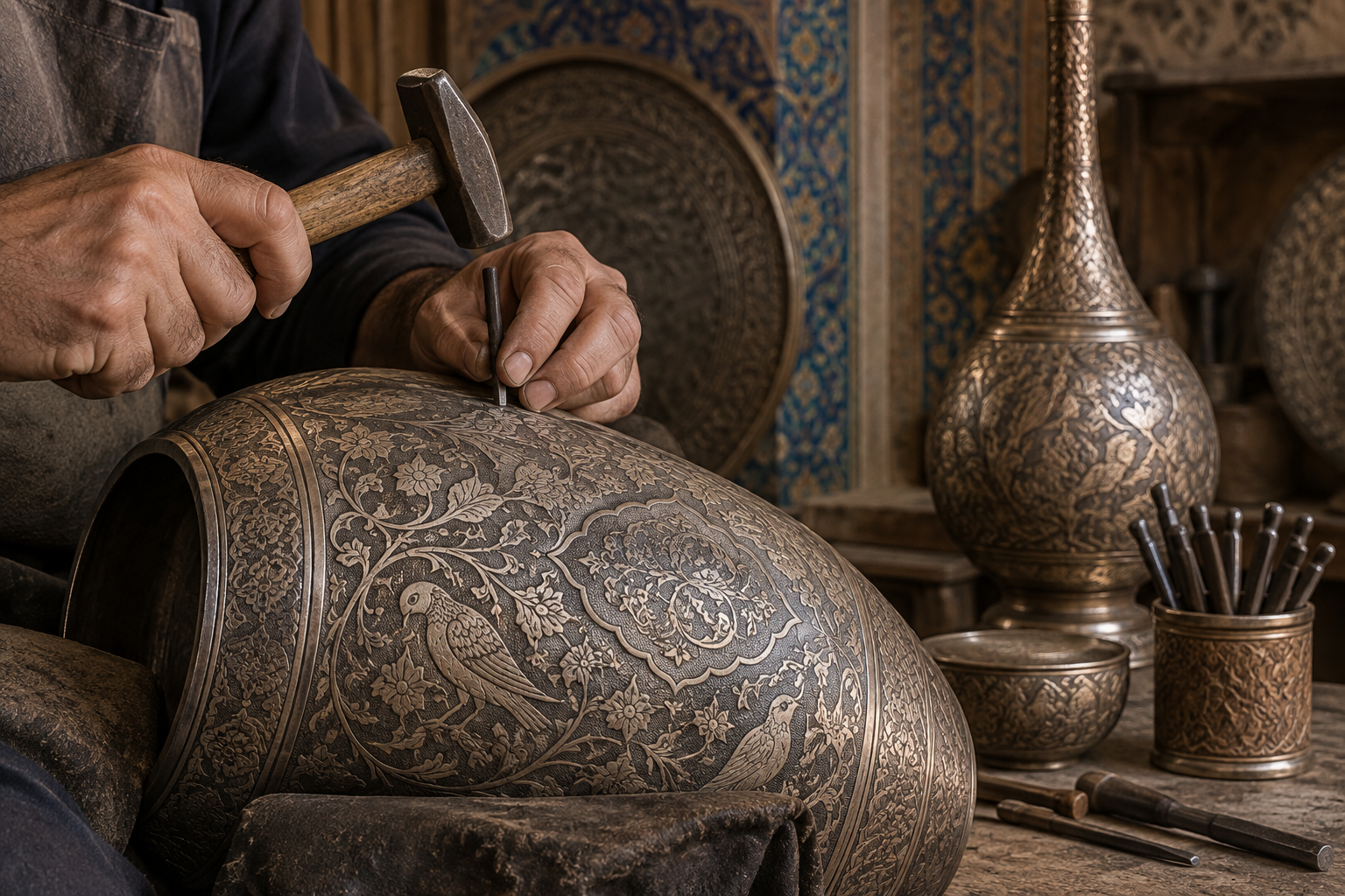 Persian Metalwork: The Eternal Brilliance of Iranian Artistry — editorial study