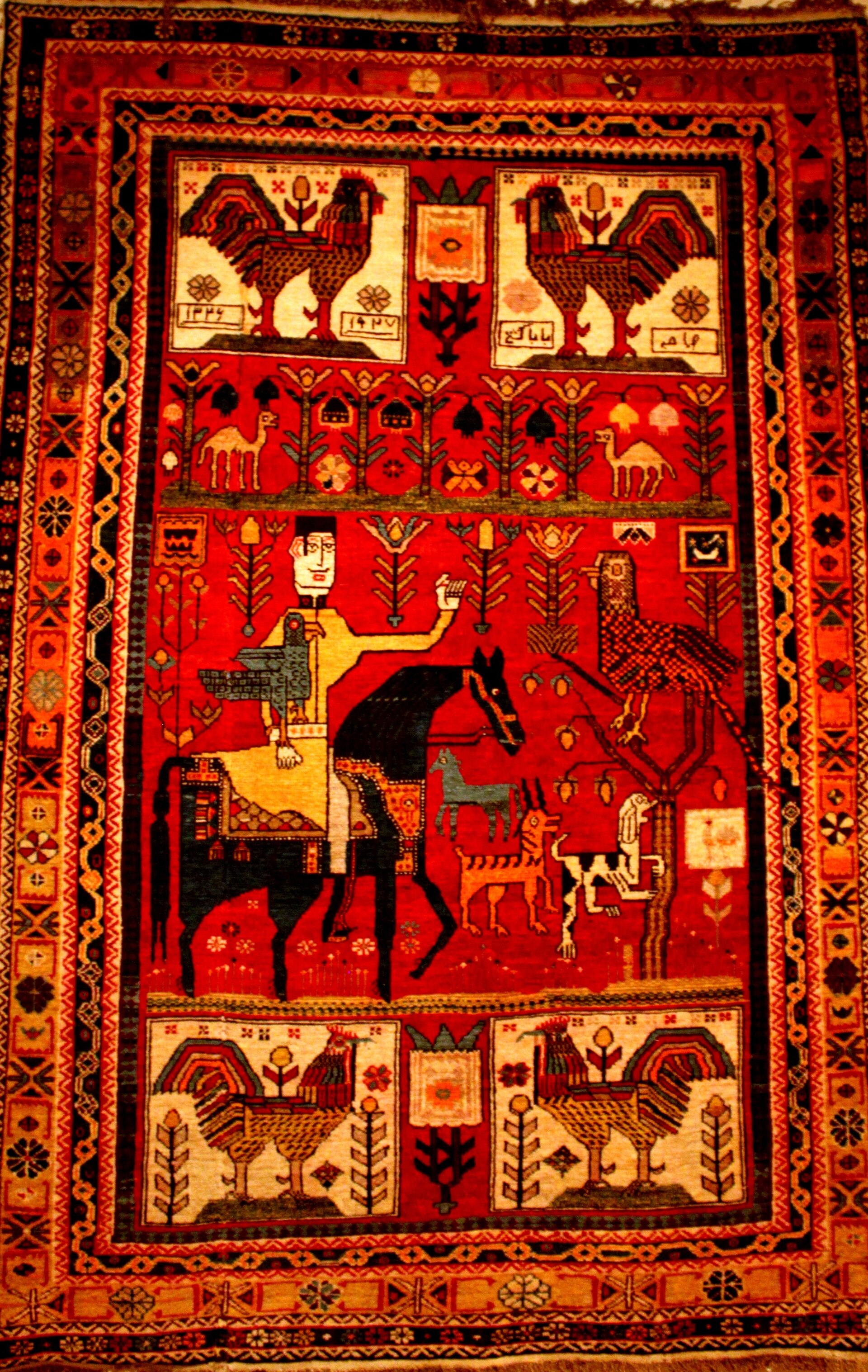 Ovçuluq carpet, Tabriz group of Azerbaijani carpets.