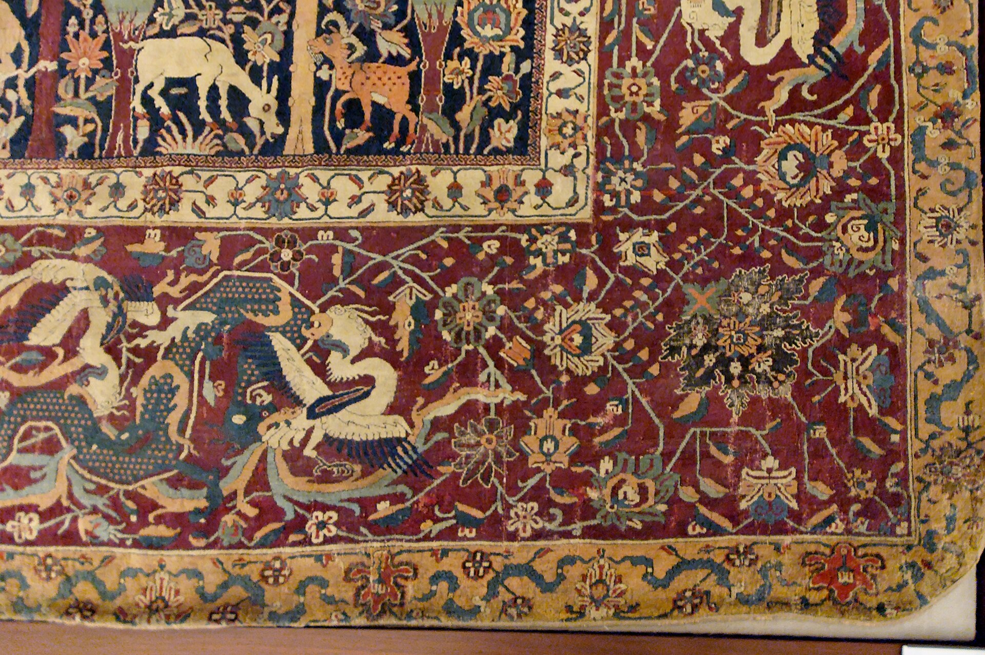 Mantes carpet Louvre OA6610 detail1