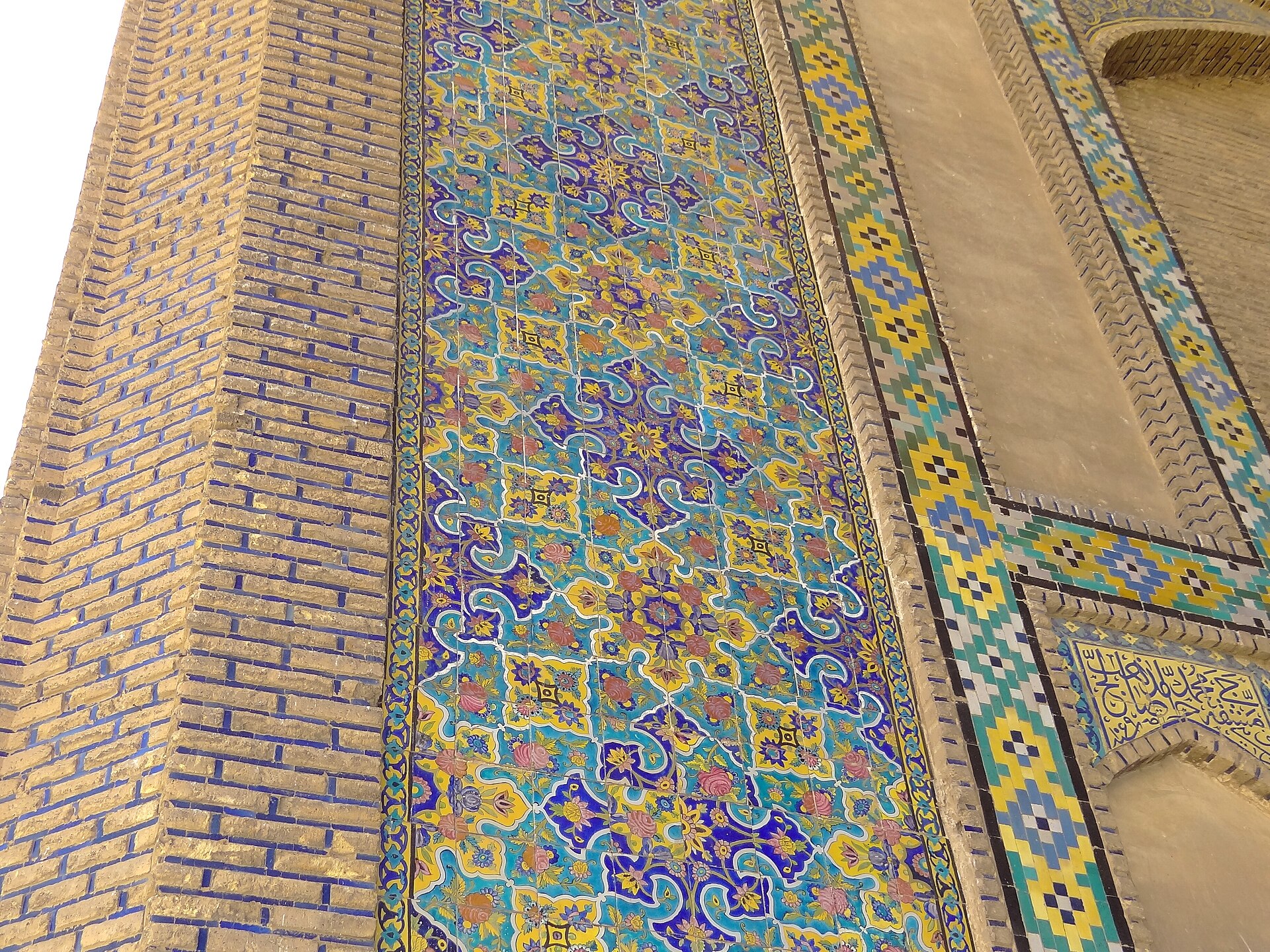 17th-Century Tilework - Jameh Mosque - Qazvin - Northwestern Iran