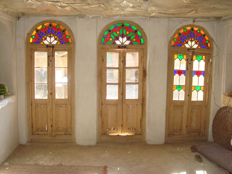 An old house in Lalejin with Sash window