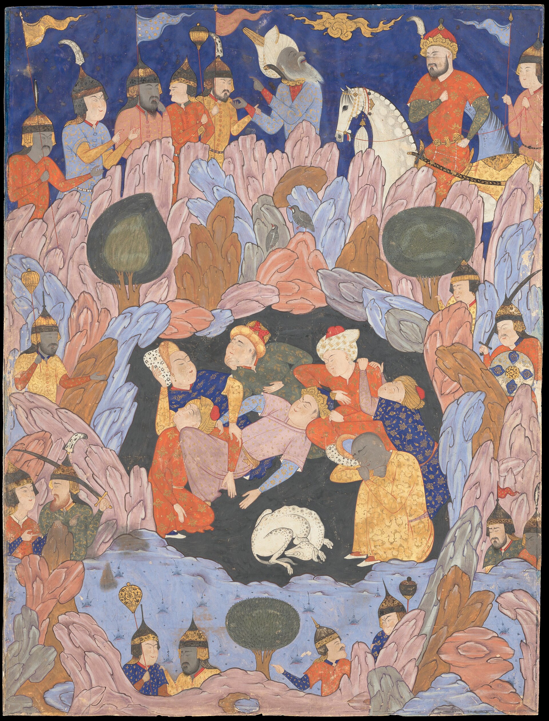 Folio from an illustrated manuscript; Codices