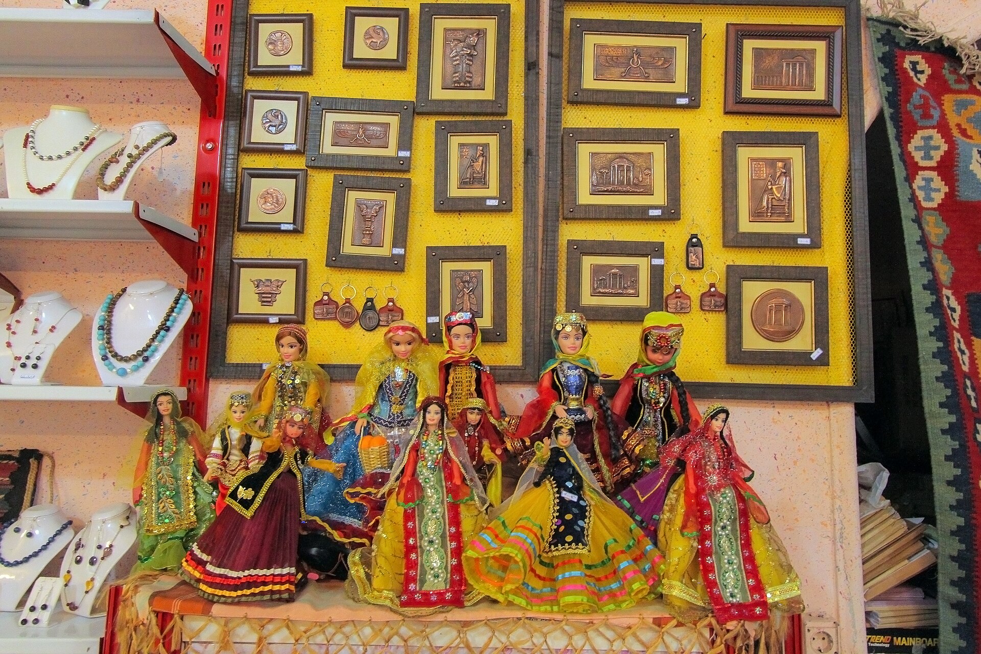 A handicraft, sometimes more precisely expressed as artisanal handicraft or handmade, is any of a wide variety of types of work where useful and decorative objects are made completely by hand or by using only simple tools.