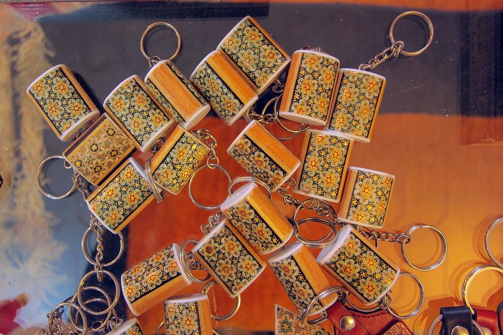 A handicraft, sometimes more precisely expressed as artisanal handicraft or handmade, is any of a wide variety of types of work where useful and decorative objects are made completely by hand or by using only simple tools.