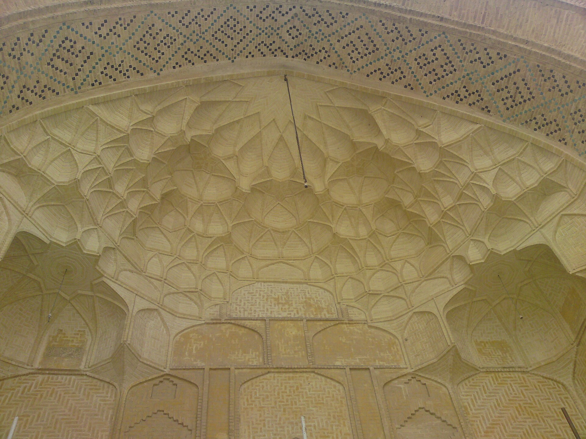 Iwan Plasterwork Jameh Mosque of Saveh