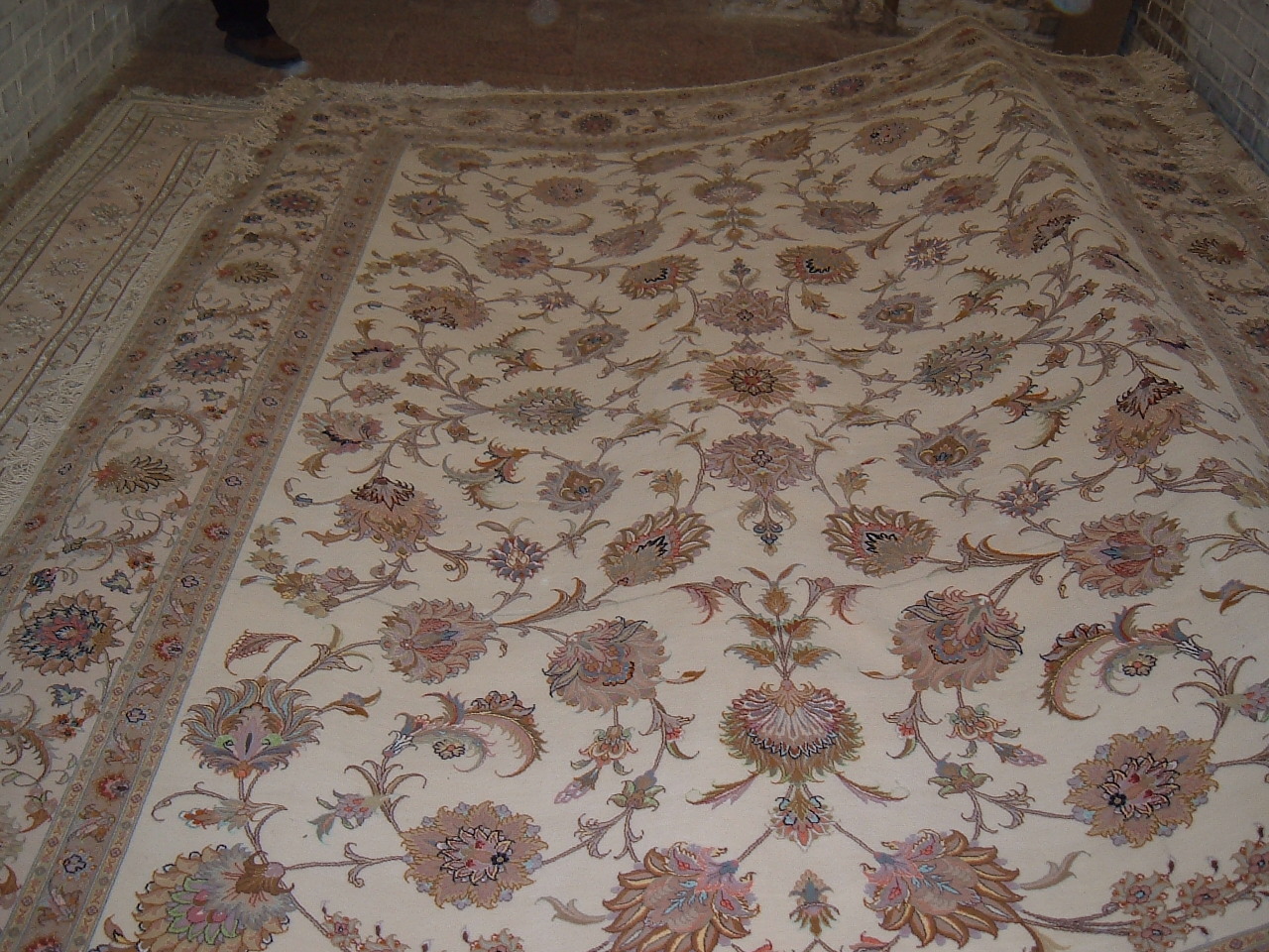 A sample of Tabriz rug.