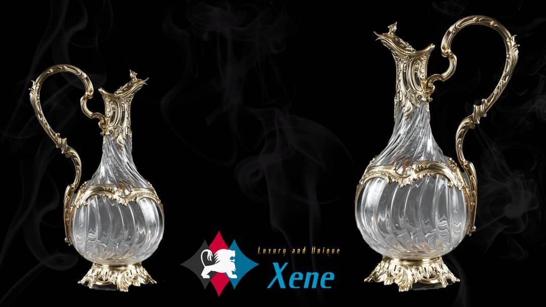 Crystal & Gold Ewers